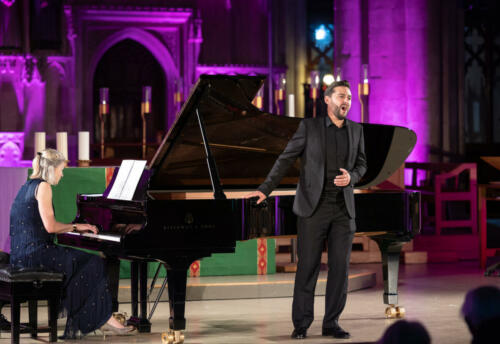 Credit: Stephen Boffey. Recital at St Albans Cathedral with Roderick Williams & Susie Allen